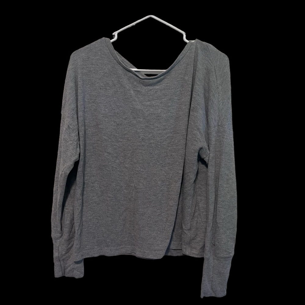 Long sleeve over the shoulder sweater